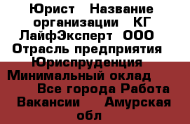 Юрист › Название организации ­ КГ ЛайфЭксперт, ООО › Отрасль предприятия ­ Юриспруденция › Минимальный оклад ­ 75 000 - Все города Работа » Вакансии   . Амурская обл.